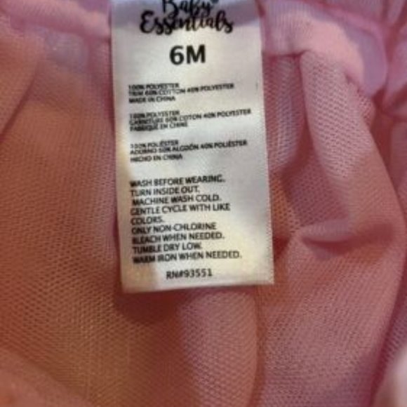 Baby Essentials Outfit With One Piece Tutu and Leg Warmers NWOT - Picture 5 of 9